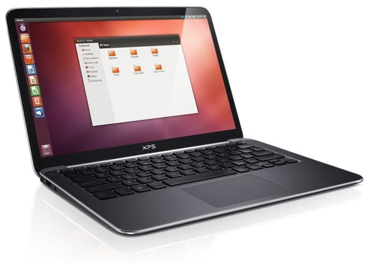 Ordenador portátil con Ubuntu
