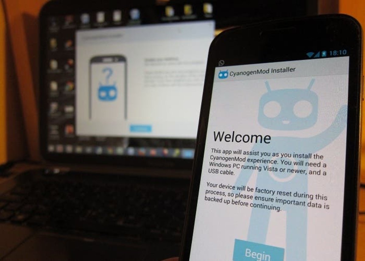 CyanogenMod Installer en un movil