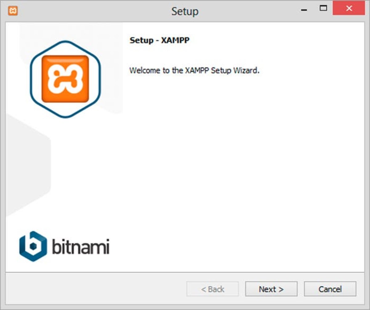 Captura de pantalla de la instalación de Xampp en Windows