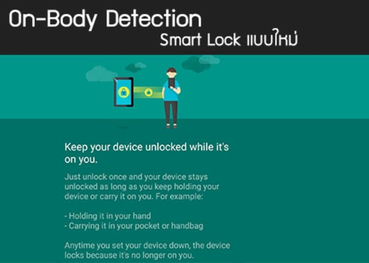 Función “On-body detection” disponible en más dispositivos